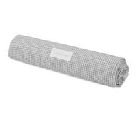 Drap housse pour nacelle et Lange Little Bloom Vichy Gris