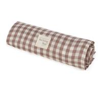 Drap housse pour nacelle Rayures et Lange Praliné Vichy Moka