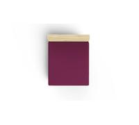 Drap-Housse Premium Ranforce - 140 x 190 + 30 cm - 100% Coton - 155 Fils au Pouce carré - Doux et Durable - Lavable en Machine à 30 °C - Idéal pour Une Chambre Confortable - Violet