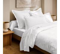 Drap Housse "Prestige" - Satin De Coton - Blanc