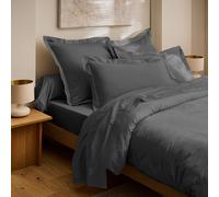 Drap Housse "Prestige" - Satin De Coton - Graphite