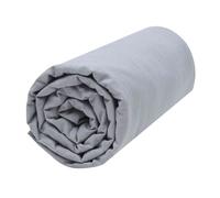 Drap housse - PTIT BASILE - 60x120 cm - 100% coton Bio - gris foncé