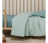 Drap housse pur coton bio Azur (70 x 140 cm)