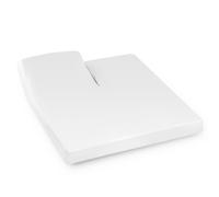Drap housse relaxation uni 2x100x220 cm 100% coton ALTO Blanc TR Tête relevable uniquement