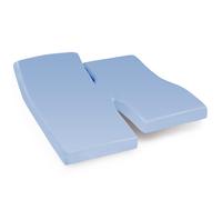 Drap housse relaxation uni 2x70x190 cm coton ALTO Belle ile TPR Tête et pied relevable