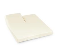 Drap housse relaxation uni 2x90x200 cm coton ALTO Crème TR Tête relevable uniquement