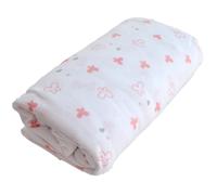 Drap housse rose Lapinou (70 x 140 cm)