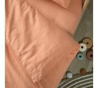 Drap housse Satin Peach (70 x 140 cm)