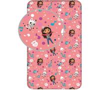 Jerry Fabrics Drap-housse Gabby's Dollhouse pour enfant 100 % coton 90 x 200 cm