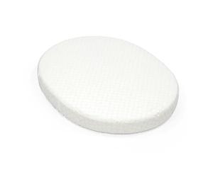 Drap-Housse Stokke Sleepi Mini, Gris léger - Drap Doux pour de Beaux rêves - Conçu pour Le Matelas Ovale Sleepi Mini - Sûr, élégant et Lavable - 100% Percale de Coton Fin