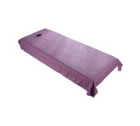 Drap Housse Table de Massage Drap de lit beauté avec trou, nappe Massage, outils, accessoires, couverture for adultes, Table Salon, hôtel Tuina Beauty(Violet)