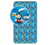 Drap-housse - THOMAS THE TANK ENGINE - Thomas & Friends - Bleu - 90x200x25 cm - Coton