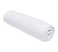 Drap housse TODAY Essential - 140 x 190 cm - 2 personnes - 100% Coton uni - Craie Blanc G