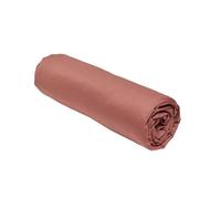 Drap Housse 140X200 2 Personnes Grand Bonnet 30 Coton Uni Terracotta