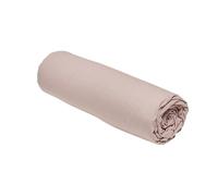 Drap housse TODAY Essential - 160 x 200+30 cm - 2 personnes - 100% Coton uni - Rose des sables