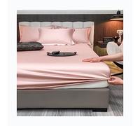 Drap-housse Twin-XL 100 % coton double brossé, ultra doux, infroissable, résistant à la décoloration, bon ajustement pour les draps de dessous de matelas de 17,8 cm de profondeur (couleur : F, taille
