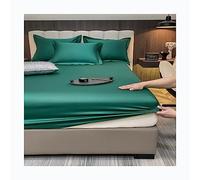 Drap-housse Twin-XL 100 % coton double brossé, ultra doux, infroissable, résistant à la décoloration, bon ajustement pour les draps de dessous de matelas de 17,8 cm de profondeur (couleur : F, taille