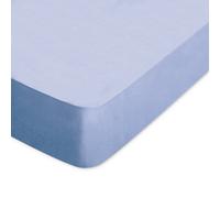 Drap housse uni 110x210 cm bonnet 30 cm coton ALTO Belle ile
