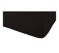 Drap housse noir uni 140 x 190 cm