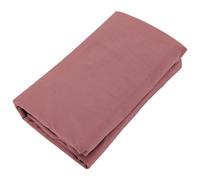 Drap housse uni 90x190 cm bonnet 35 cm percale de coton MANOIR rose Peche
