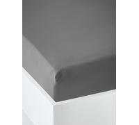 Drap-housse uni bébé gris ardoise 60X120