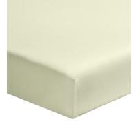 Drap Housse uni en Coton, Bonnet 32 cm, Les Unis, Lin
