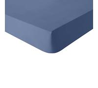 Drap Housse uni en Coton, Tout Doux, Made in France, 90x190 cm, Essix