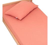 Drap housse gaze de coton uni