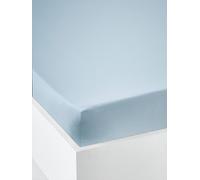 Drap-housse uni enfant bleu clair 90X140