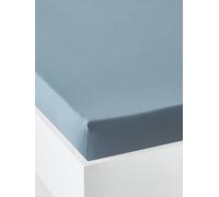 VERTBAUDET Drap-Housse uni Enfant Bleu Jean 90X190