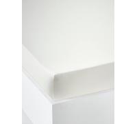 VERTBAUDET Drap-Housse Uni Enfant Coton Évolutif Ecru 140X190