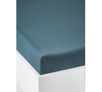 VERTBAUDET Drap-Housse uni Enfant Marine 90X190
