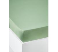 VERTBAUDET Drap-Housse Uni Enfant Coton Évolutif Vert 90X200