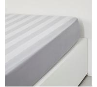 Drap housse uni PRESTIGE - TODAY - Gris 160x200 cm