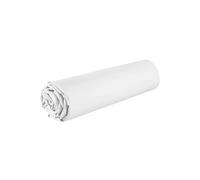 Drap Housse VITALIA 100% Coton 140x190cm Bonnet 35cm Blanc