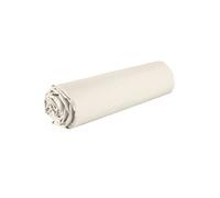 Drap housse VITALIA 100% coton 90x190 bonnet 35cm ivoire