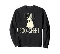 Drap Humoristique avec Inscription « I Call Boo » pour Halloween, fantôme en colère, BS Meme Sweatshirt