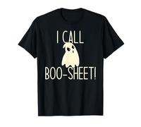 Drap Humoristique avec Inscription « I Call Boo » pour Halloween, fantôme en colère, BS Meme T-Shirt