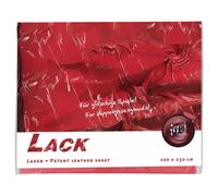 Drap laqué - drap housse imperméable effet laqué - 200x230cm - rouge