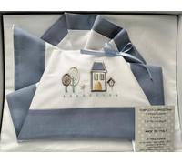 Drap lenzuolino culla-carrozzina 100% COT. (3 pièces : dessus + dessous + taie d'oreiller)