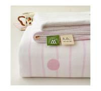 Drap Plat 1/2 Personnes en Polaire Draps de lit Plats en Velours en Flanelle Douce et Chaude for l'hiver pour Lits Simple Double(Pink B,240x270cm+48x74cm x2)