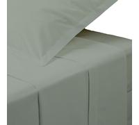 Atmosphera Drap plat Créateur d'intérieur Percale 1 personne 180x290 cm Vert tilleul