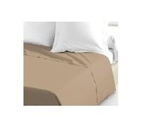 Lovely Home Drap plat 100% coton 240 x 300 cm Beige