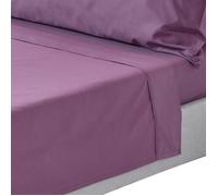 Drap plat - 100% Coton Égyptien - Raisin - 200 Fils - 230 x 255 cm - Uni