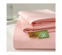 Drap Plat 100% Coton Lavé 120x230 160x230 200x230 200x245 270x245 Confortable et Respirant Drap Plat 1/2 Personnes Confortable(Jade,160x230cm+48x74cm x2)