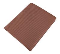 Drap plat 180x290 cm en 100% satin de coton GRAND HÔTEL marron