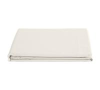 Drap plat 180x290 cm percale de coton MANOIR Ivoire