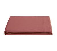 Drap plat 180x290 cm percale de coton MANOIR rose Pêche