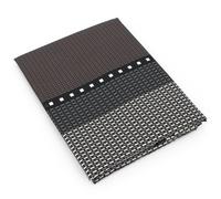 Drap plat 180x290 cm satin de coton ENZO noir