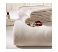 Drap Plat 2 Personnes en Flanelle Velours Peluche Lit de 90 cm à 200 cm Drap de Dessus en Polaire Douce et Confortable for l'automne et l'hiver(Light Grey,160x230cm+48x74cm x1)